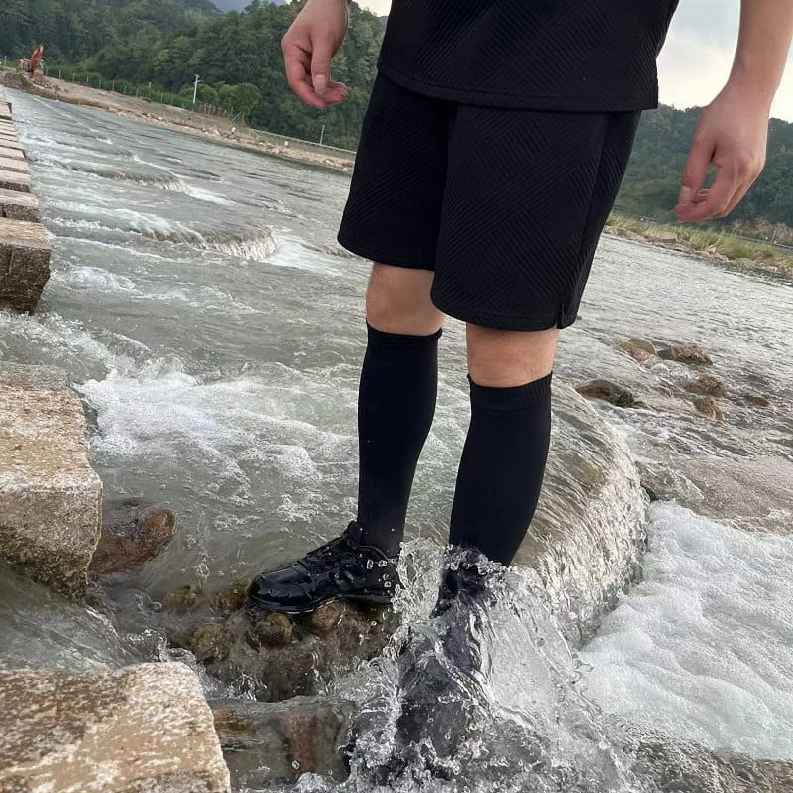 100% Waterproof Socks Breathable Water-resistant Outdoor Camping Skiing Hiking Diving Wading Trekking Socks