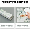 thumbnail image 6 of Sage Green Placemats Set of 4 Washable Non-Slip Heat Resistant 12×18 Inch Spring Watercolor Eucalyptus Leaves Thick Place Mats Decorative Linen Fabric Table Mat for Dining Table Kitchen Home Decor, 6 of 6