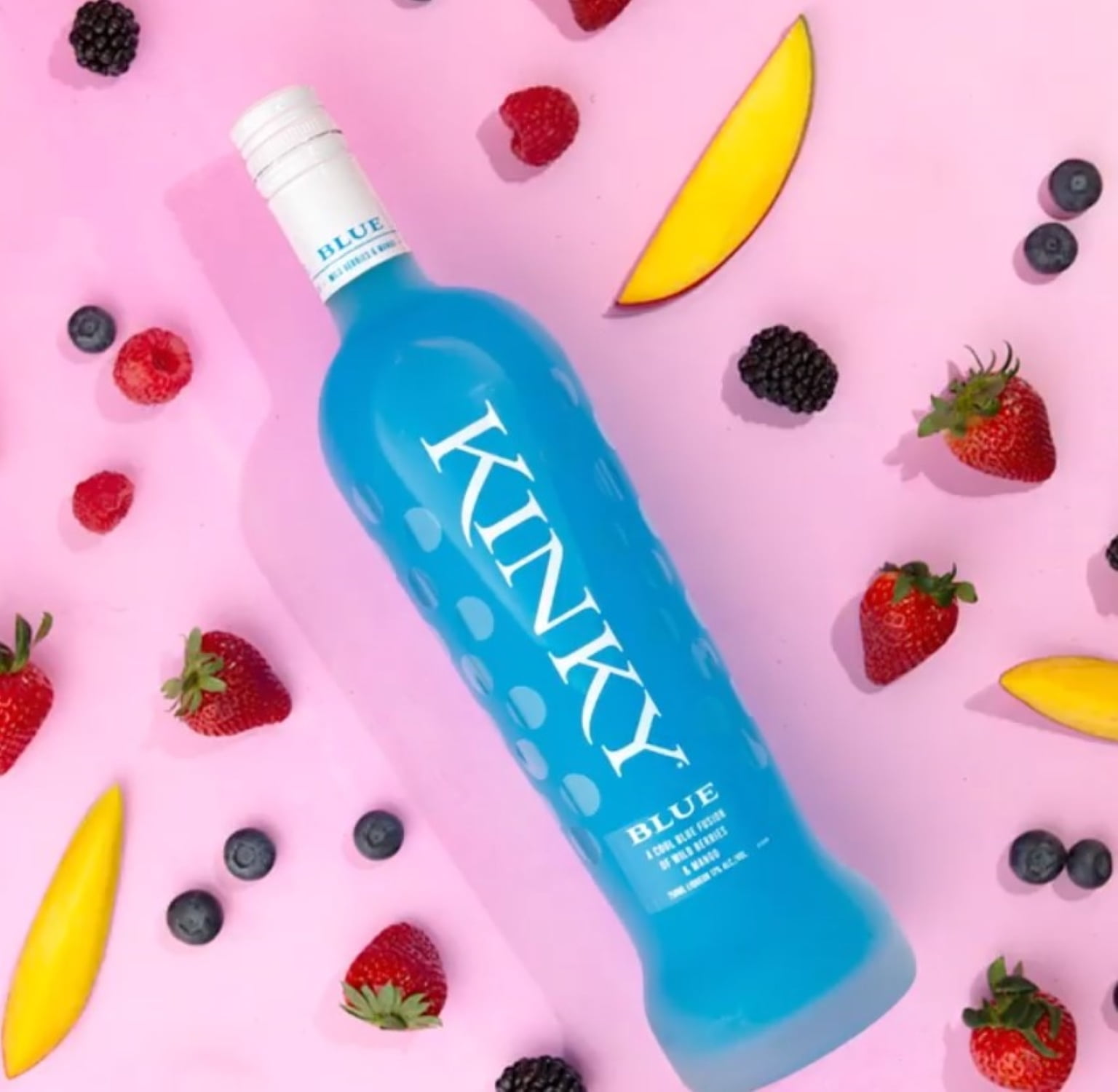 Kinky Liqueurs Blue, Vodka, 750ml Glass Bottle, 17% ABV