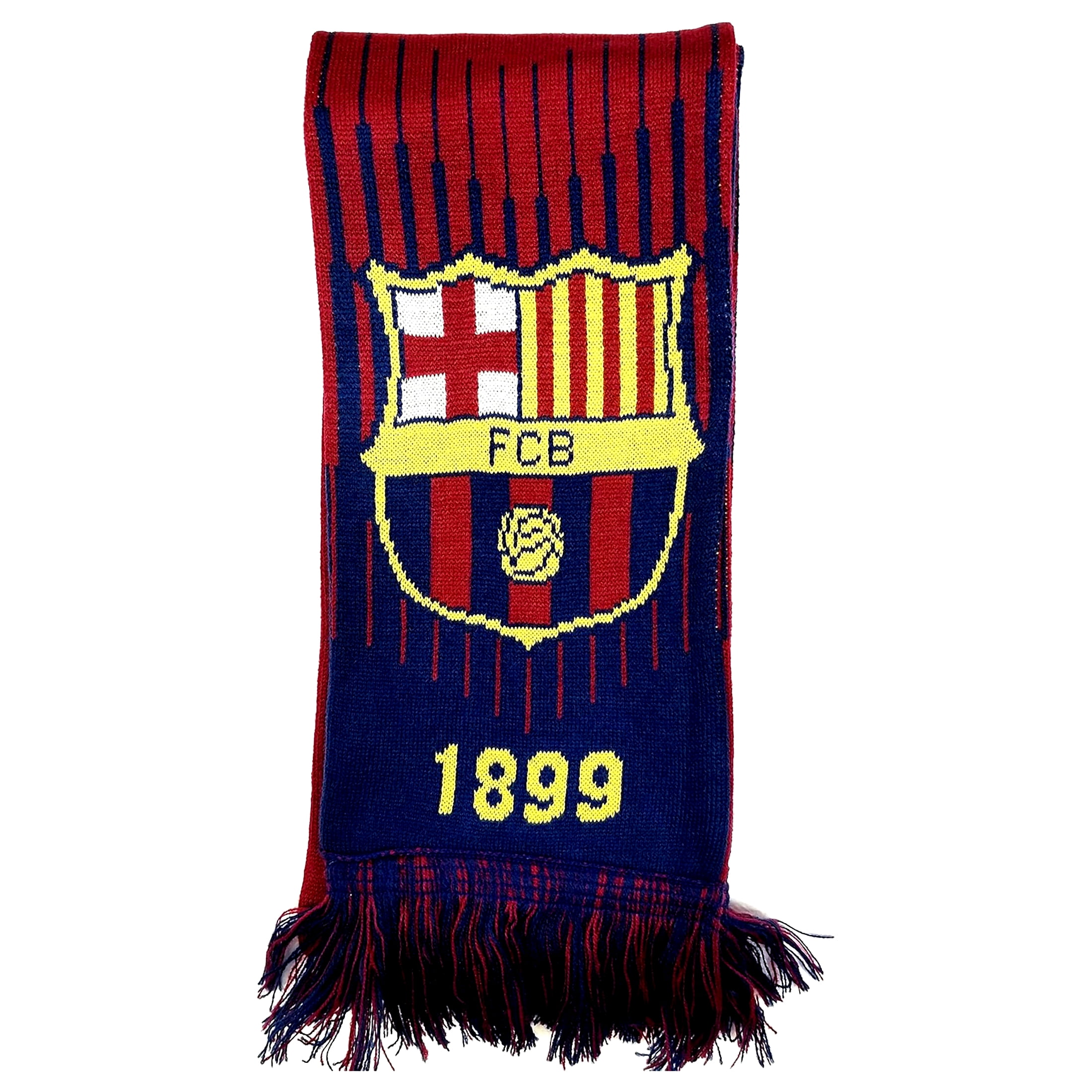 Écharpe FC Barcelone, Supporter Soccer, Couleurs Officielles, Unisexe