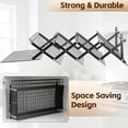 thumbnail image 3 of 5 Tier Upgraded Collapsible Cooling Rack with Adjustable 3 Setting Design, Stackable Baking Rack, Roasting Cooking Drying Wire Cooling Rack for Cookies Baking Roasting ＆ Grilling, 3 of 8
