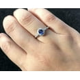thumbnail image 6 of HeartsAndYou 1.6ct Natural Blue Sapphire & Diamond Halo Ring 100% REAL 14k SOLID White Gold, 6 of 8
