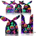 thumbnail image 3 of Bolsas de regalo de Halloween de 50 piezas para niños, paquetes de galletas, dulces, fantasma, murciélago, calabaza, truco o trato, decoración de Halloween, 2023, 3 of 4