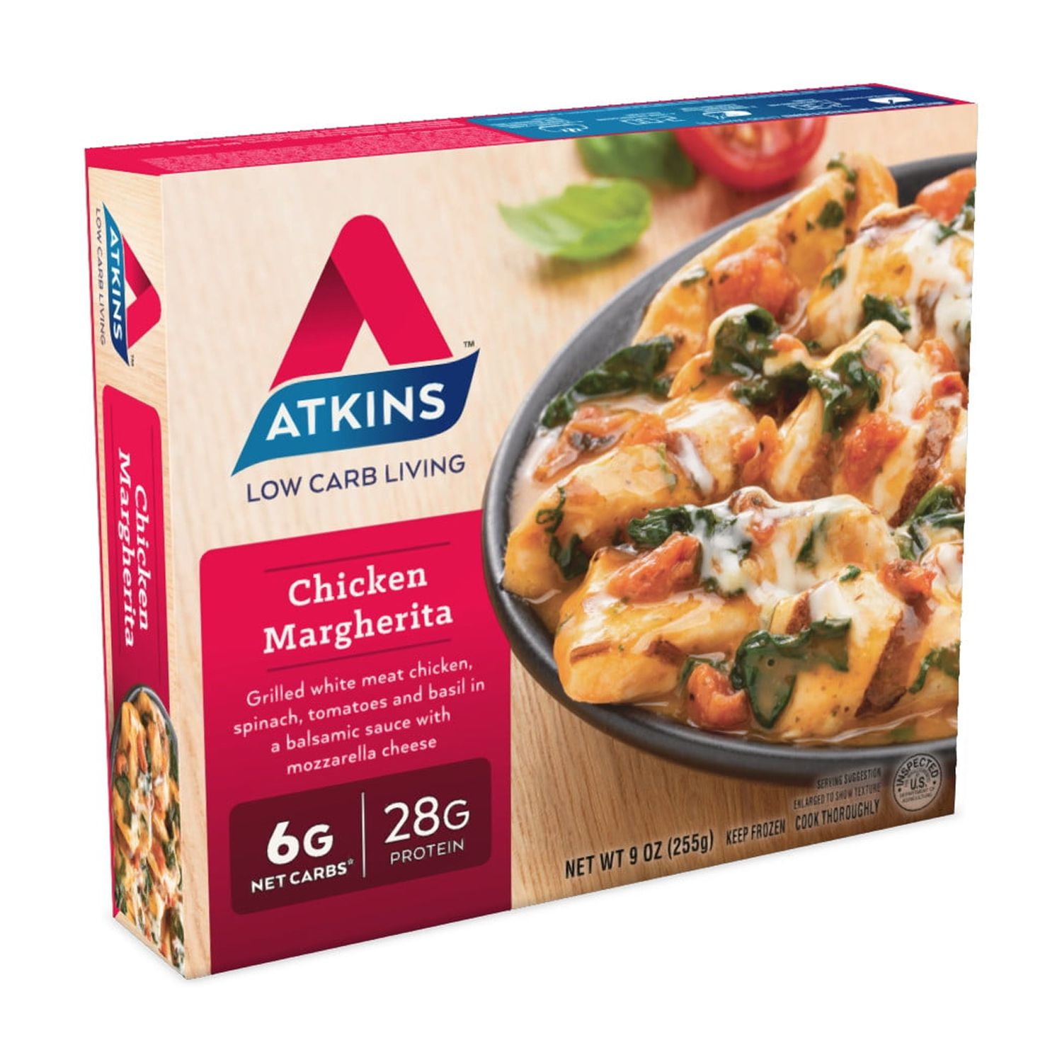 Atkins Chicken Margherita Meal 9oz (Frozen Dinner)