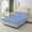 Blue, variant on Nkmbld Double Bed Fitted Sheet Piece Non-Slip Fixed Bed Cover All-Inclusive Mattress Protection Bed Cover Soft Fiber Suitable for Sleeping Naked, Queen, Blue