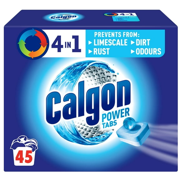 Calgon Powerball Water Softener Tablets,585 g,Limescale Prevention(45 Tablets)