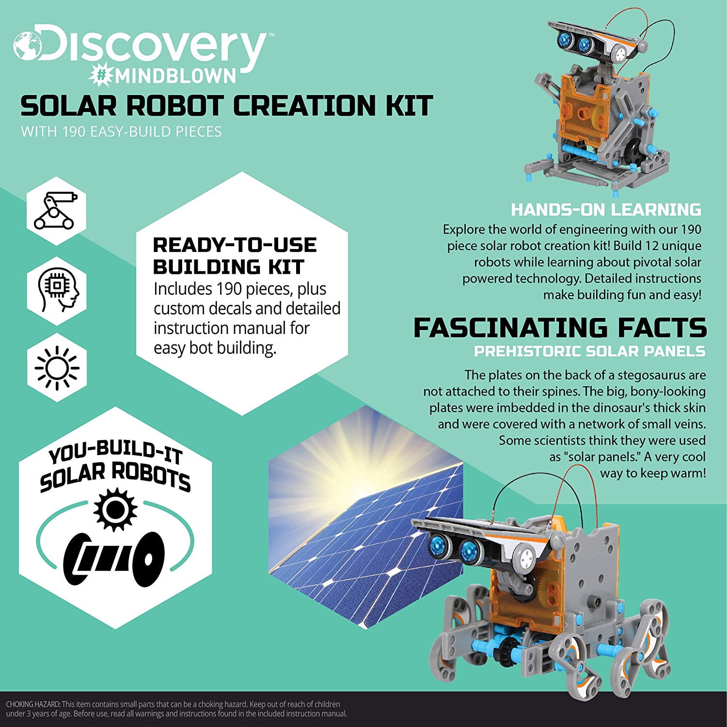 discovery mindblown solar robot creation kit