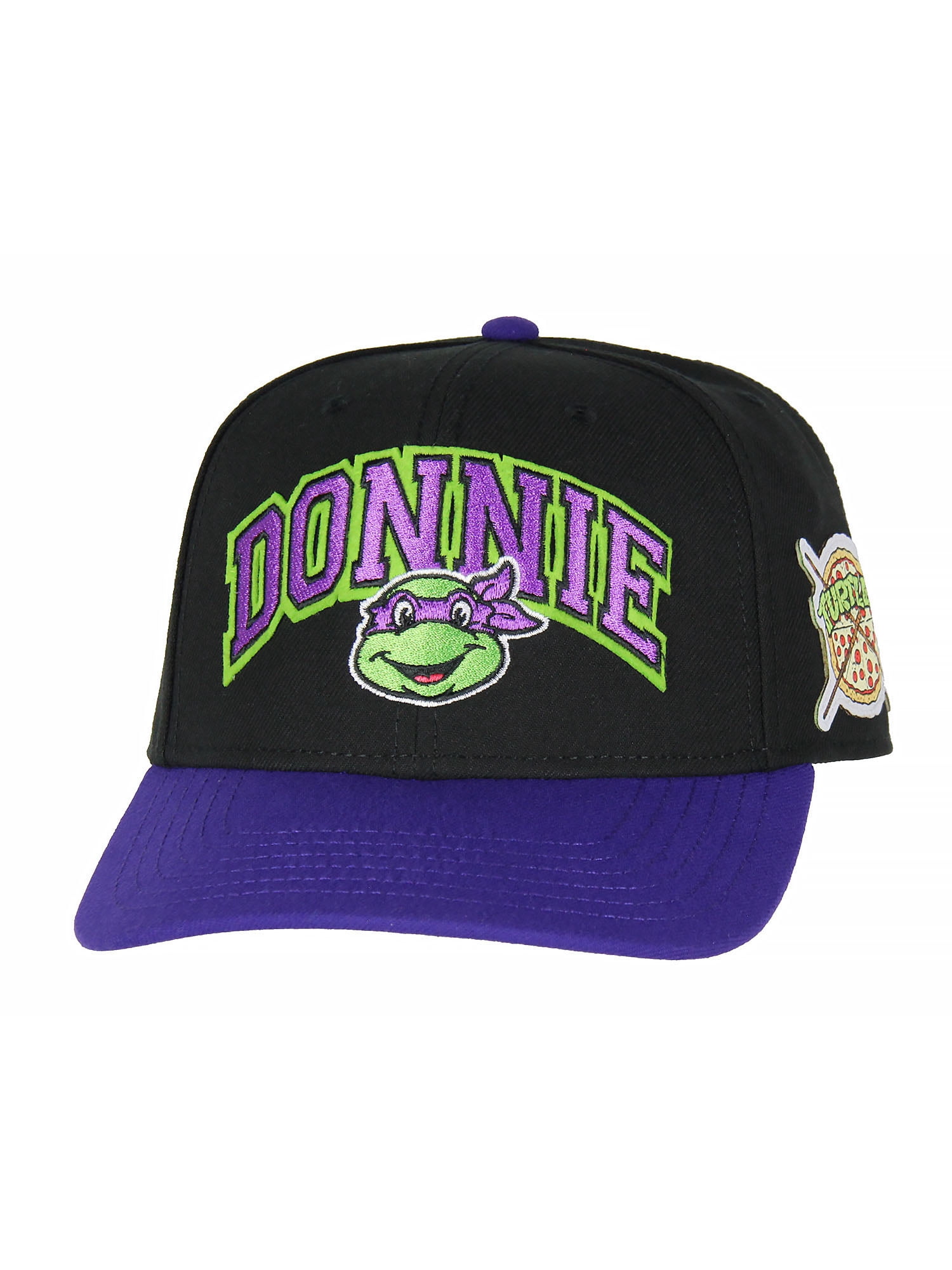 Nickelodeon Mens' Teenage Mutant Ninja Turtles Embroidered Classic Precurve Snapback Hat