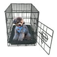 thumbnail image 2 of Dog Cages for Large Dogs 20" 24" 30" 36" 42" 48", Heavy Duty Outdoor Dog Crate, Foldable Dog Kennels for Inside Outside, Small Medium X Large Dog Cage with Pan, Single Door, 20" x 12" x 14", Q4813, 2 of 8