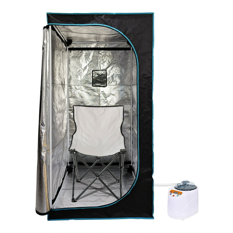 JOMEED 35 x 35 Inch Portable Zip Sauna w/Chair for Home Relaxation