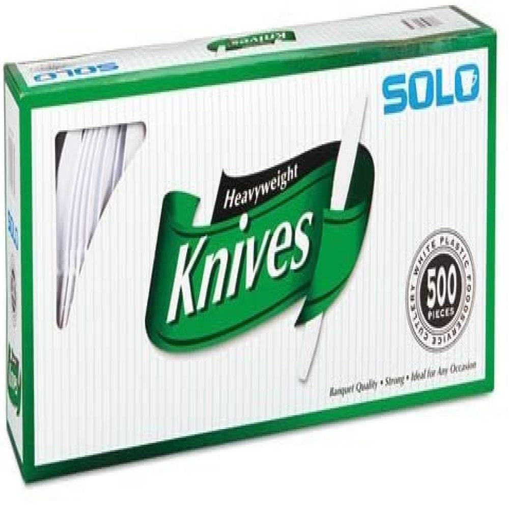 SOLO CUPS Heavyweight Plastic Cutlery Spoons White 6 in 500/Carton 827272 