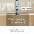 thumbnail image 3 of Round Rug, Modern Shag Rug, Bedside Rug for Bedroom, Comfortable and Soft Non-Slip Shag Rug, Light Gray, 40cm, 3 of 3