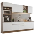 thumbnail image 1 of Cocina Integral MADESA Glamy 310cm Marrón/Blanco, 1 of 5