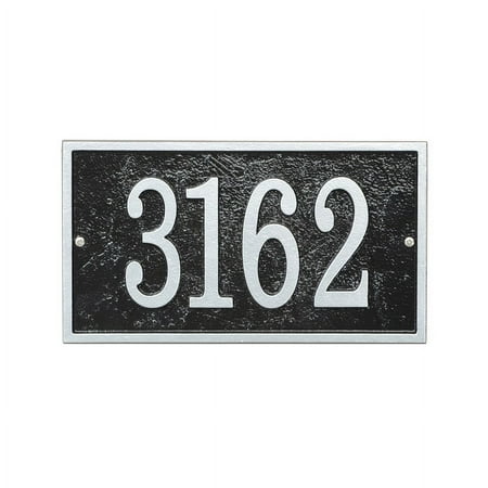 Personalized Whitehall Products Fast & Easy Rectangle House Numbers Plaque