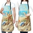thumbnail image 5 of Artist Apron with Pockets Art Bib Apron Abstract Aprons for Women Men Watercolor Aprons Smocks Adjustable, 5 of 6