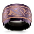 thumbnail image 7 of Edward Mirell Black Ti Domed Anodized Copper Color 16mm Band, 7 of 7
