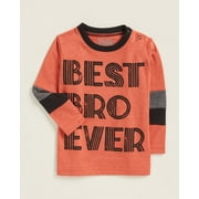 KAPITAL K BOYS TOP TEE SHIRT - BEST BRO EVER SZ 12 MONTHS LONG SLEEVE