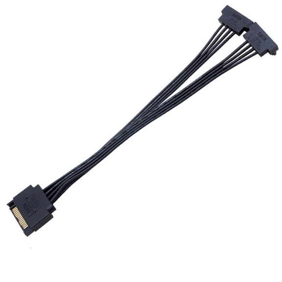15pin 15Pin Splitter Cable Double Power Connector for Multiple Storage Drive