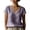 Purple, variant on Turilly Women's V-Neck Lace Trim Blouse Fashion Ladies Casual Short Sleeve Linen Blend Top for Spring Summer