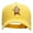 Yellow, variant on Happy Pencil Embroidered Cotton Twill Cap - Yellow OSFM