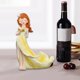 thumbnail image 4 of Soporte para botellas de vino con forma de dama, elegante soporte para vino de encimera, estante para vino de dama para decoración creativa del hogar Estilo F, 4 of 8