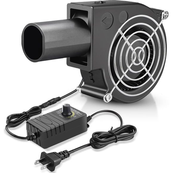 Ventilador de barbacoa GDSTIME Air Blower de 97 mm con velocidad variable de 110 V/120 V