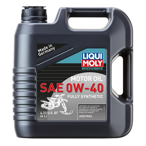INSTOCK LIQUI MOLY SNOWBIKE Full Synthetic MOTOR OIL 0W-40 4 LITER - 20358