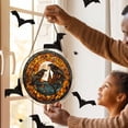 thumbnail image 6 of Tarmeek Halloween Decorations Acrylic Puzzle Sun Catcher Hanging Ornament for Window, Irregular Light-Catching Home Decor Gift for Adults, 7.4in, 6 of 9