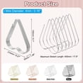 thumbnail image 2 of Uxcell Folder Organizer Stand, 7 Slot Metal Heart Shaped File Rack File Holder for Desk Magazine Letter Paper Mail Home Office Decor Magazine Letter Paper Mail, Silver Tone, 2 of 6