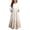 Beige, variant on ATOGUTA Girls Dresses Short Sleeve Floral Print Loose Casual Long Maxi Dress with Pockets Size 4T-14, Beige