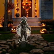 Fmbmuo Scarecrow Garden Stakes - Weather-Resistant Acrylic Outdoor Halloween Decor