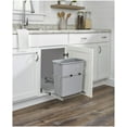 thumbnail image 7 of Rev-A-Shelf RUKD-820-1 Classic 20 Qt / 4 Gallon Under Sink Pull Out Trash Can - Chrome, 7 of 7