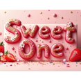 thumbnail image 4 of LUUFILx Sweet One Strawberry Themed Backdrop Party Supplies Photography Props Birthday Banner Decorations Baby Shower Background Celebration Event Decor, 4 of 8