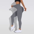 thumbnail image 4 of Outfmvch Workout Leggings Sets for Women Resistance Band Leggings Push Up Yoga Sport Pants Push-up Sculpting Yoga Fitness Pants Cellulite Leggings for Women A2 Gray XS-2XL, 4 of 5