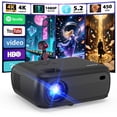 thumbnail image 1 of [Built-in Apps/Smart OS] 2K Projector with WiFi and Bluetooth 1080P Native 4K Support premium speakers Smart Android TV OS Projector, WiFi 6, Bluetoo, 1 of 7