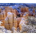 thumbnail image 2 of Talbot Frank, Christopher 30x26 Gold Ornate Wood Framed with Double Matting Museum Art Print Titled - Utah, Bryce Canyon NP in Winter, 2 of 4