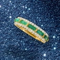 thumbnail image 4 of Ross-Simons 0.80 ct. t.w. Emerald and .41 ct. t.w. Diamond Ring in 14kt Yellow Gold, Women's, Adult, 4 of 7