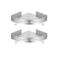 thumbnail image 1 of 2 Piezas Estante Para Baño Esquinero Regadera Cocina Xtellar plateado, 1 of 4