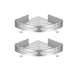 thumbnail image 1 of 2 Piezas Estante Para Baño Esquinero Regadera Cocina Xtellar plateado, 1 of 4