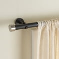 thumbnail image 3 of Better Homes & Gardens 1" Matte Black Adjustable Seamless Hidden Curtain Rod Bracket, Set of 2, 3 of 9
