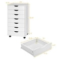 thumbnail image 2 of Patiojoy Classeur Mobile Latéral à 7 Tiroirs, Armoire de Rangement au Sol, Organisateur, Blanc, 2 of 6