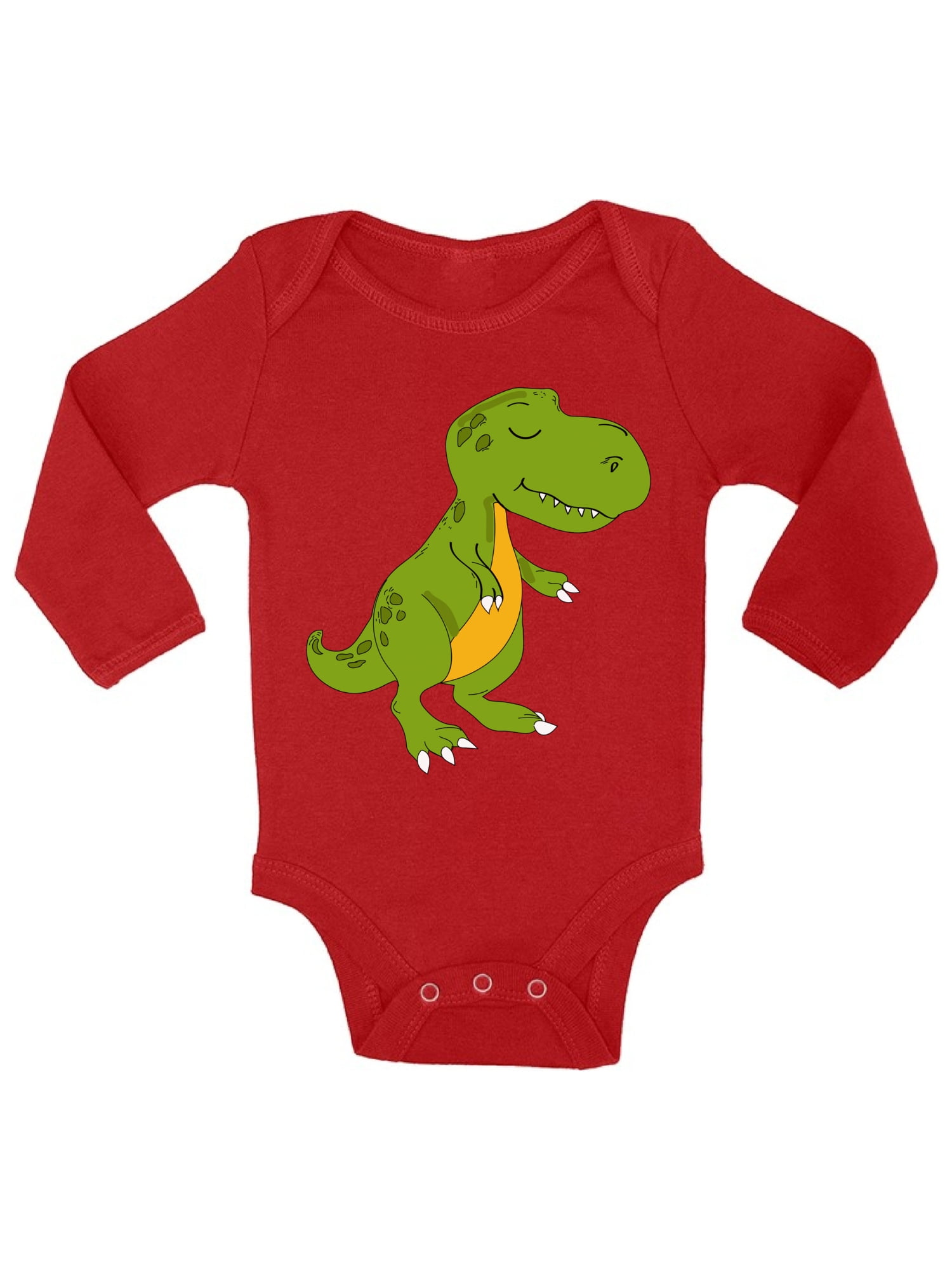 Awkward Styles Tyrannosaurus Rex Romper Baby Bodysuit Long Sleeve