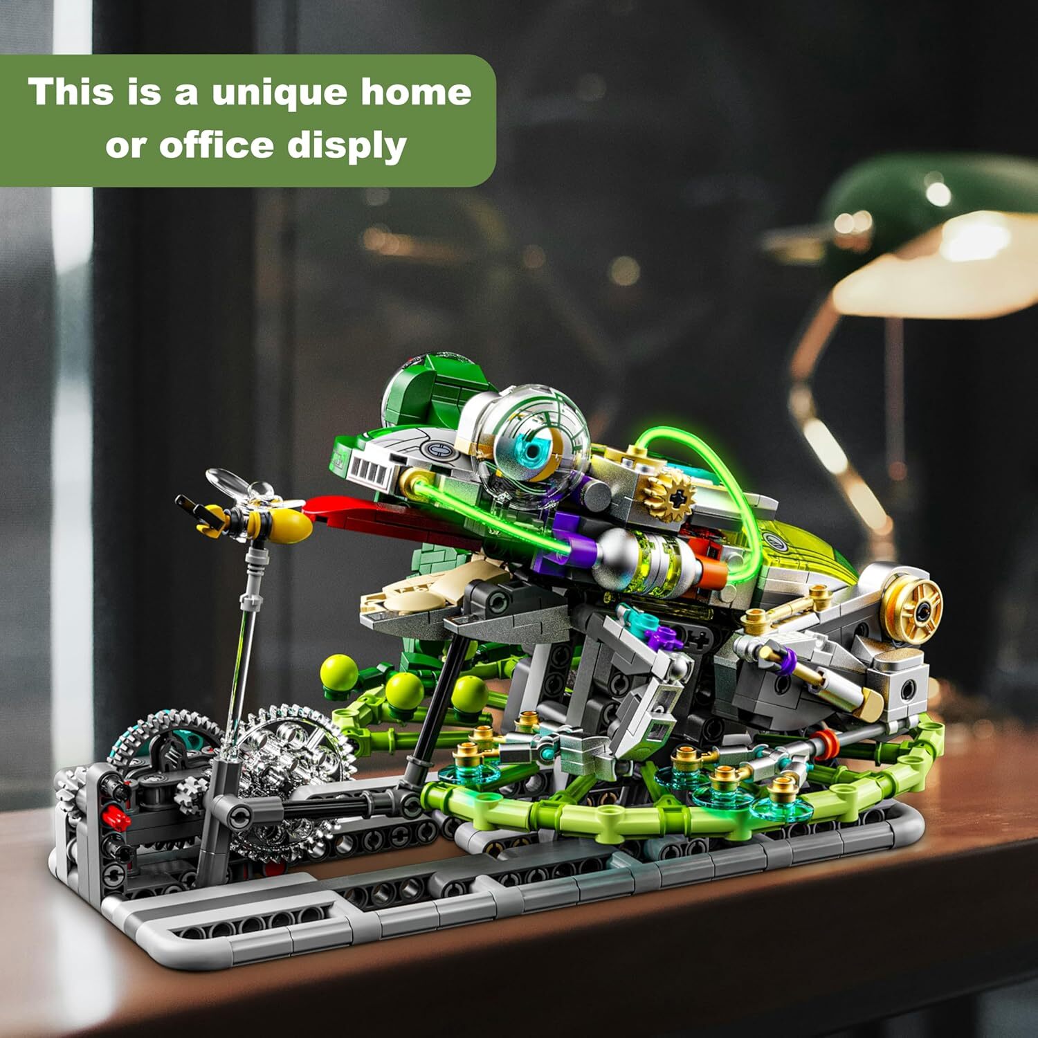 Goirzi 898Pcs Mechanical Frog Building Blocks Set - Animals Building Blocks Toys for Kids and Adults