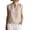 Beige, variant on akafmk Womens Casual Sleeveless Shirts V Neck Blouses Solid Color Summer Daily Tank Tops