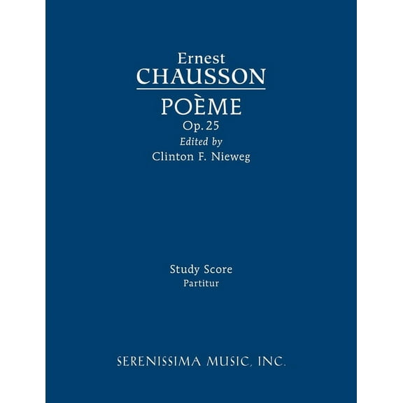 Poeme, Op.25: Study score, (Paperback)