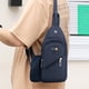 thumbnail image 4 of Mochila bandolera de viaje, pequeña, informal, para hombre, fácil de transportar, plegable, portátil, de nailon resistente al agua, ideal para gimnasio y actividades al aire libre, ligera y, 4 of 9