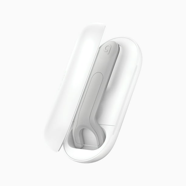 quip Refillable Floss Pick, Reusable Pick + Preloaded Dispenser, White Plastic, Mint Walmart
