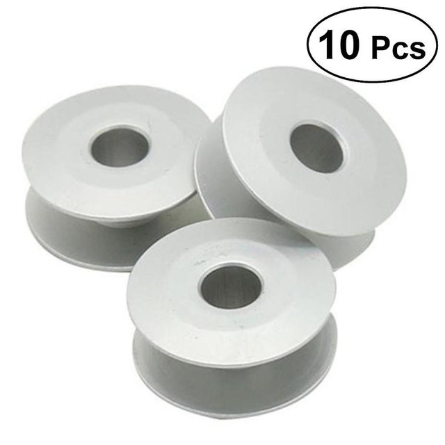 Bobinas para máquina de coser, 10 Uds., carretes vacíos, bobinas de bobina con núcleo de alambre de hilo