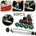 thumbnail image 1 of Paquete de 40 ruedas abrasivas de 1 pulgada para pulido de ruedas para herramienta rotativa - 25 mm, 1 of 2