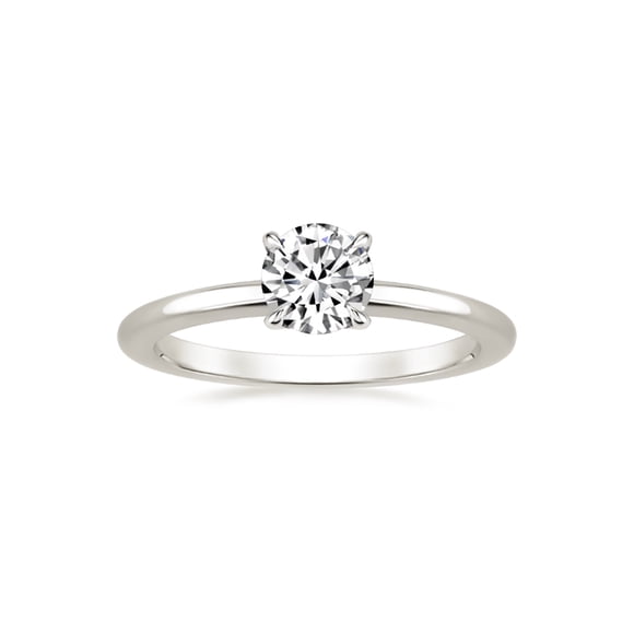 Anillo Solitario Issai Diamante 30 puntos Oro Blanco 14 kilates Talla 4